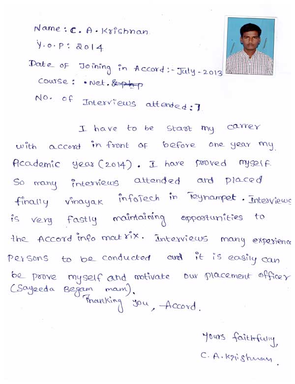 Dot Student Testimonial