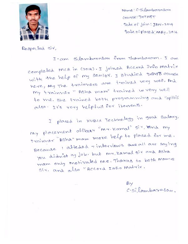 Dot Student Testimonial