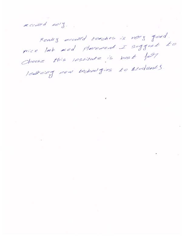 Dot Student Testimonial